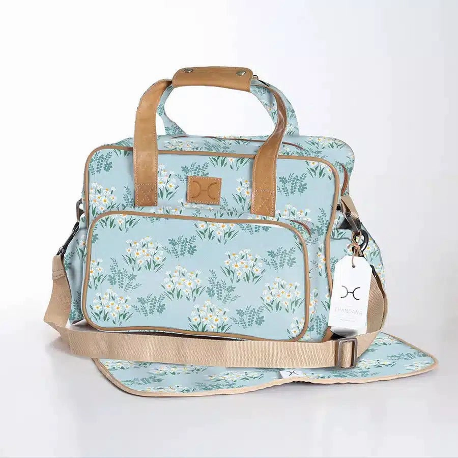 MustShop Sale Thandana Laminated Fabric Nappy Bag | Multiple Colour Options