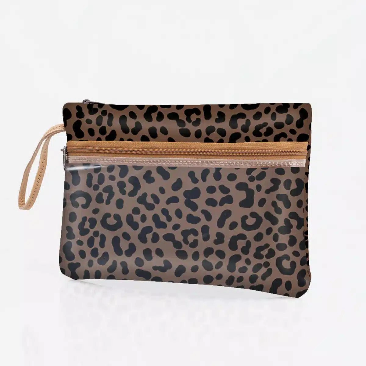 Thandana Laminated Fabric Sticky Fingers Clear Pouch Weekend Flash Offer