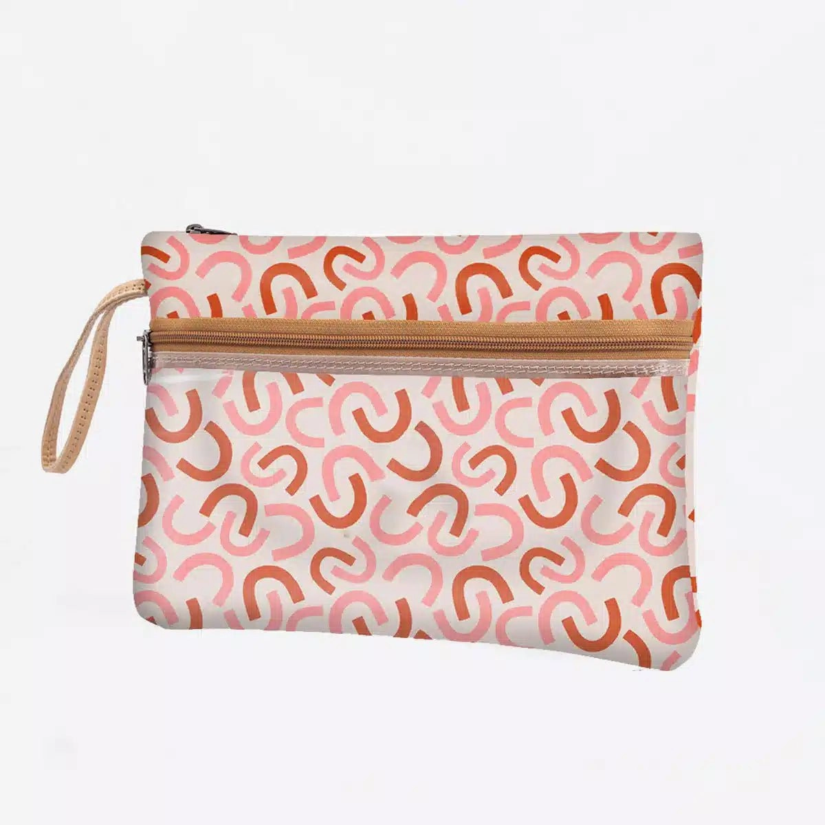 Exclusive Hot Pick Clearance Steal Today Thandana Laminated Fabric Sticky Fingers Clear Pouch