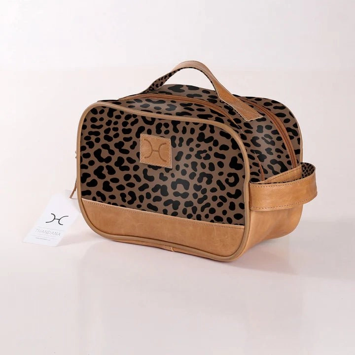 Thandana Laminated Fabric Vanity Bag Shop the Savings Now