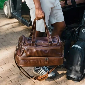 Steal the Deal Now Thandana Leather Golf Bag