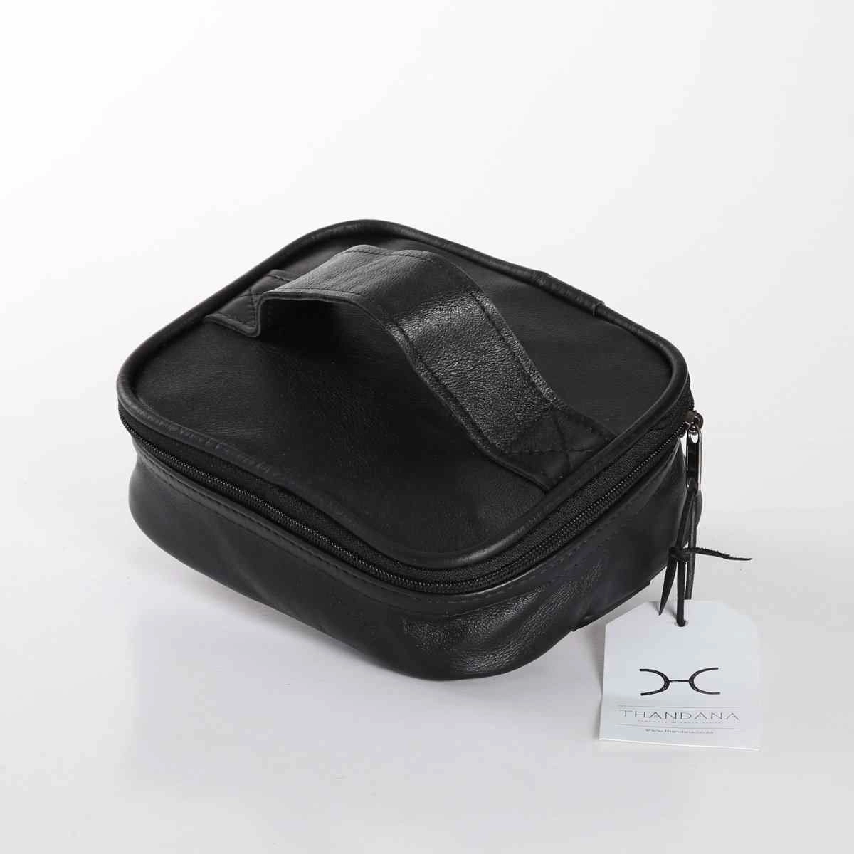 Trending Offer Today Thandana Leather Single Toiletry Case