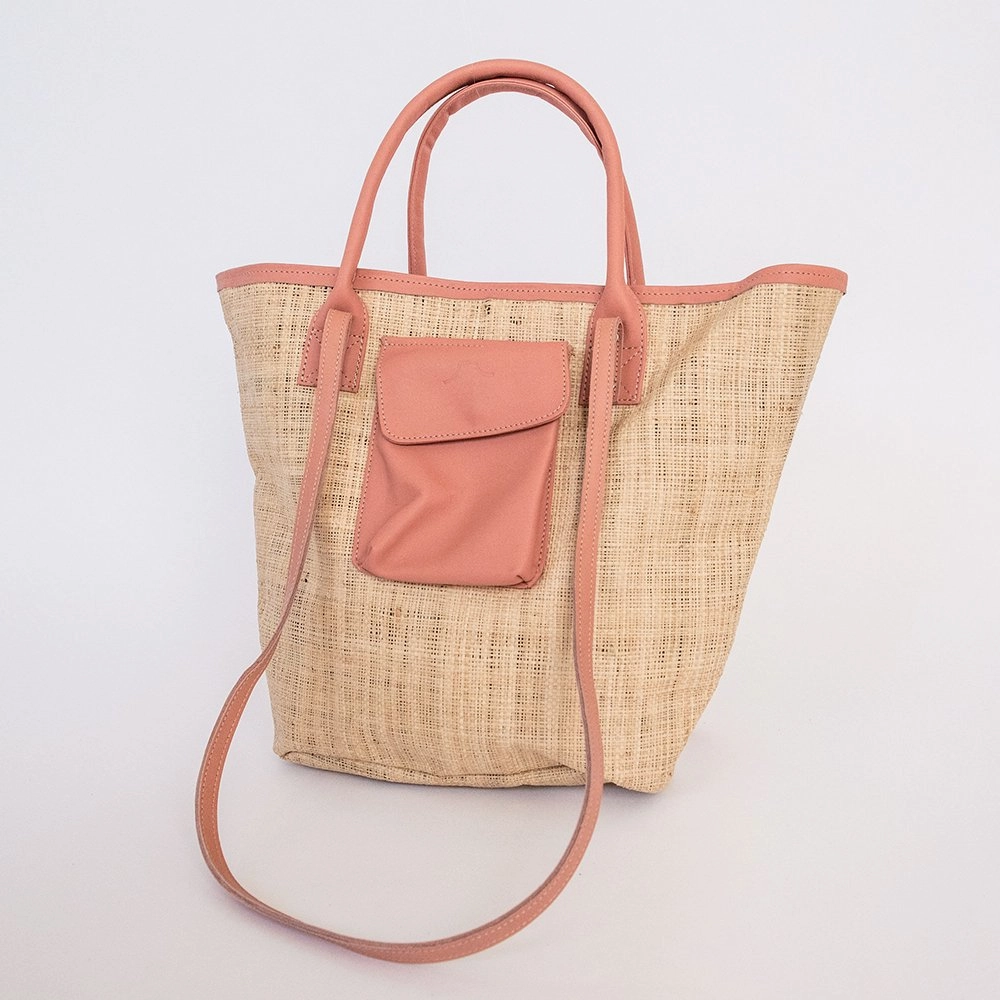 Thandana Maia Weave & Leather Beach Bag Instant Deal Today Clearance Event Alert