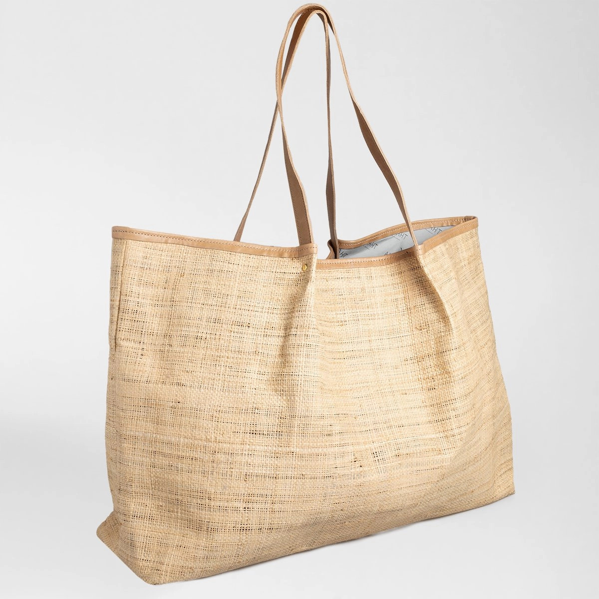 Thandana Megan Weave & Leather Beach Bag Today Only Hot Sale Special Online Offer