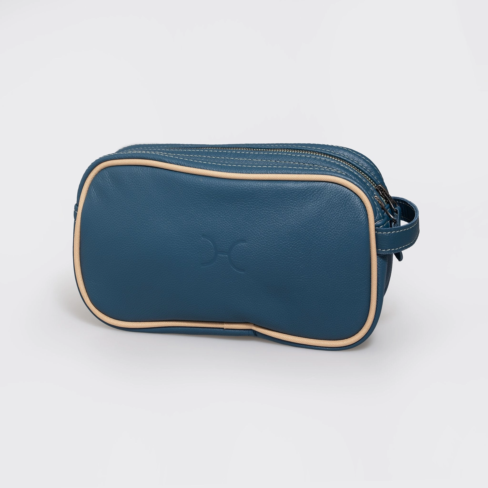 Shop Save Big Thandana Mens Double Zip Vanity Leather Case