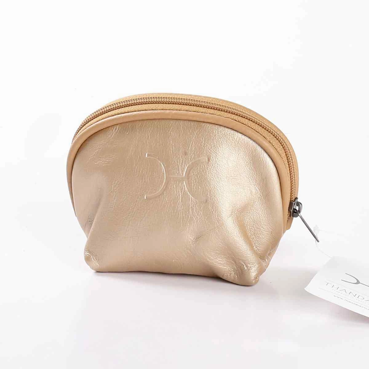 Limited Time Hot Deal Today Only Hot Sale Thandana Metallic Leather Makeup Pouch