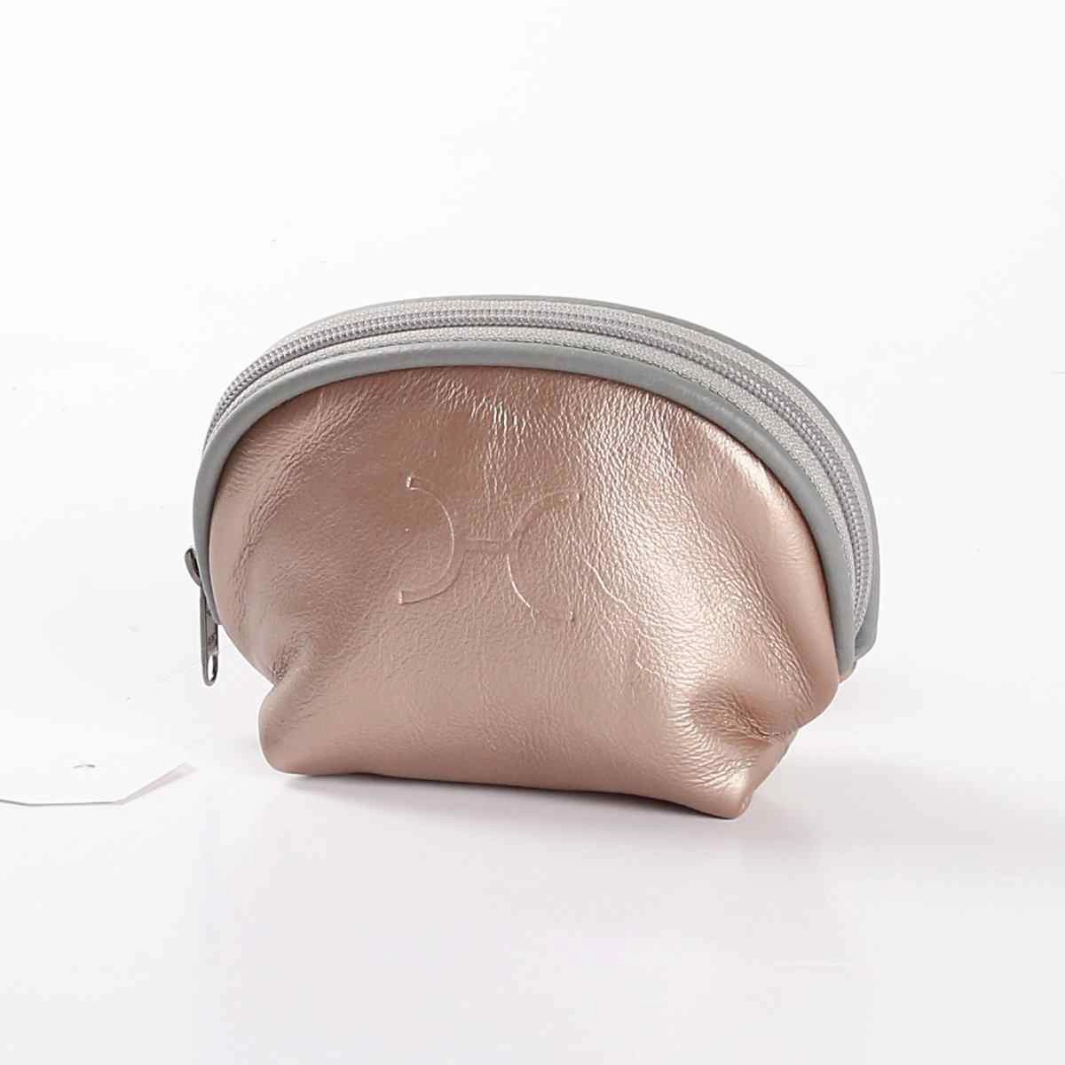 Shop the Savings Thandana Metallic Leather Makeup Pouch