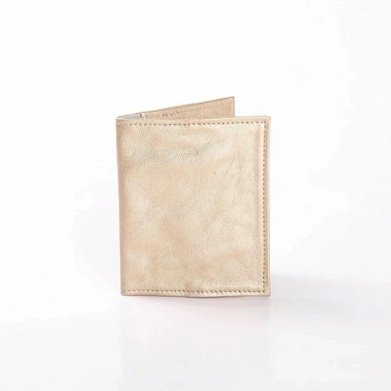 Thandana Metallic Leather Passport Holder MustHave Steals Trending Now Discount