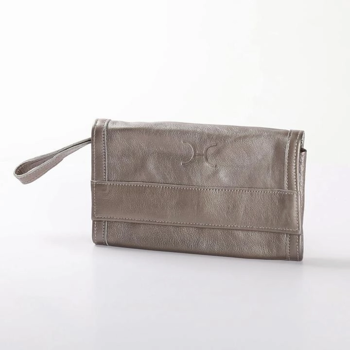 Thandana Metallic Leather Travel Wallet Limited Time Sale