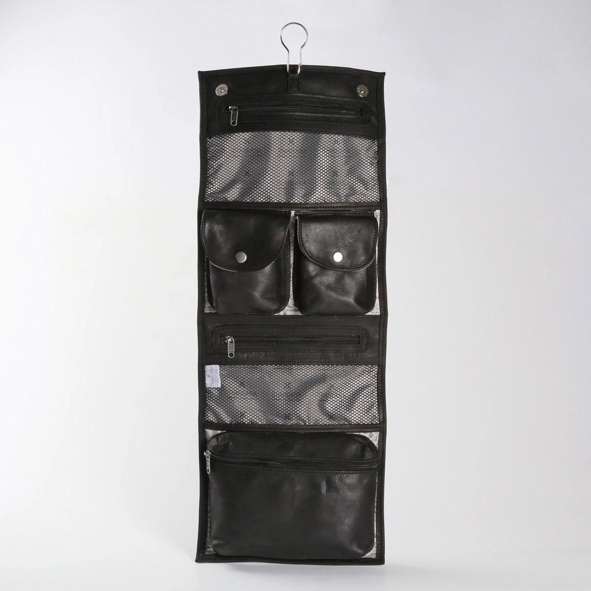 Shop the Savings Now EndofWeek Deals Thandana Roll Up Leather Toiletry Bag With Hook