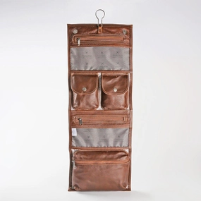 Thandana Roll Up Leather Toiletry Bag With Hook Exclusive Hot Pick Flash Sale Now