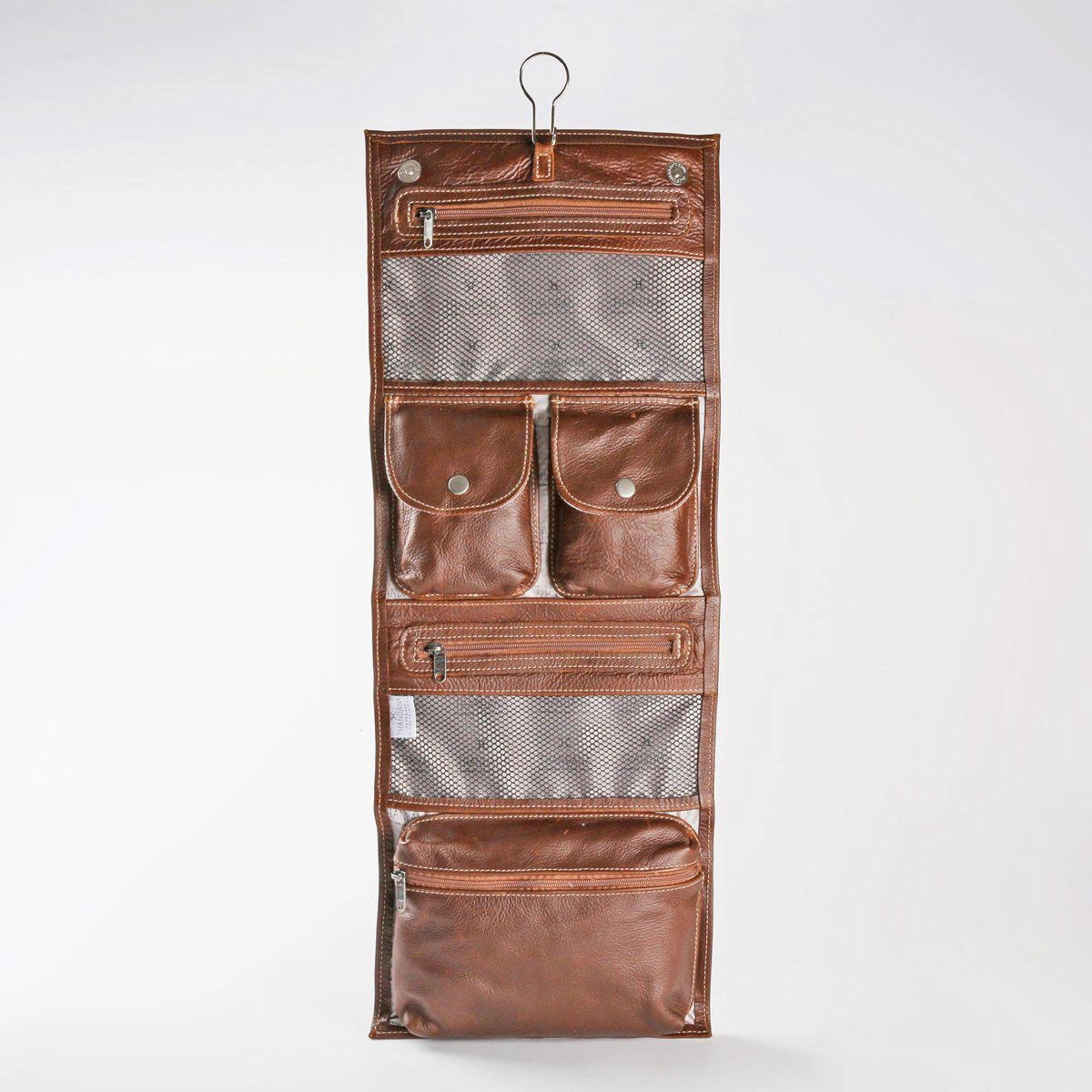 Thandana Roll Up Leather Toiletry Bag With Hook Exclusive Hot Pick Flash Sale Now