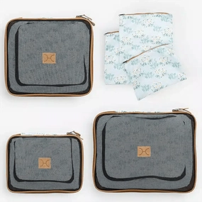 Shop Today Save Thandana Travel Luggage Organizer Pods - 6 Piece Set | Crazy Daisy - Sage