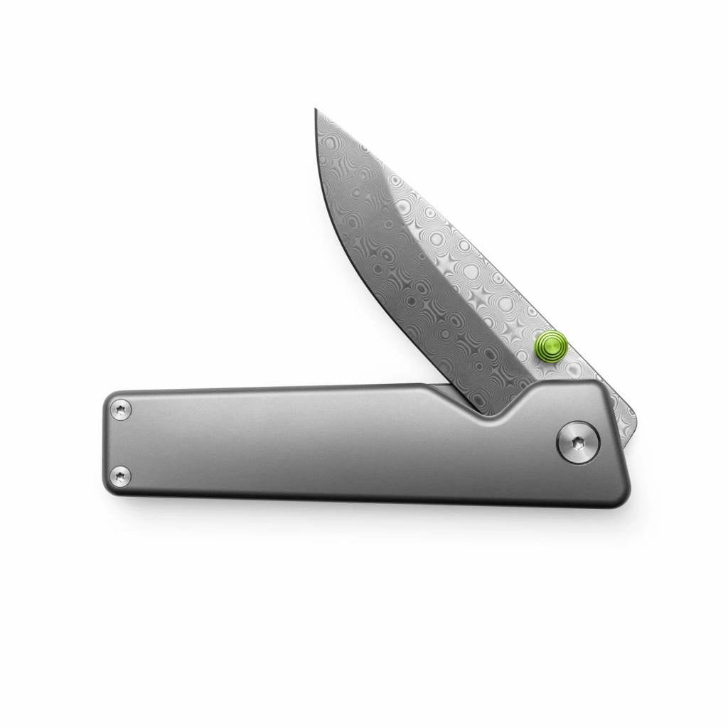 The Chapter 2 | Titanium   Damasteel SMALL DEFECT SALE
