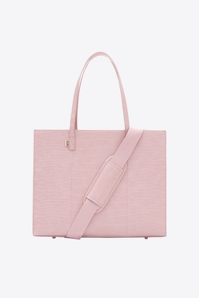 Last Chance Steal Mega Online Discount The Large Work Tote In Atlas Pink Croc