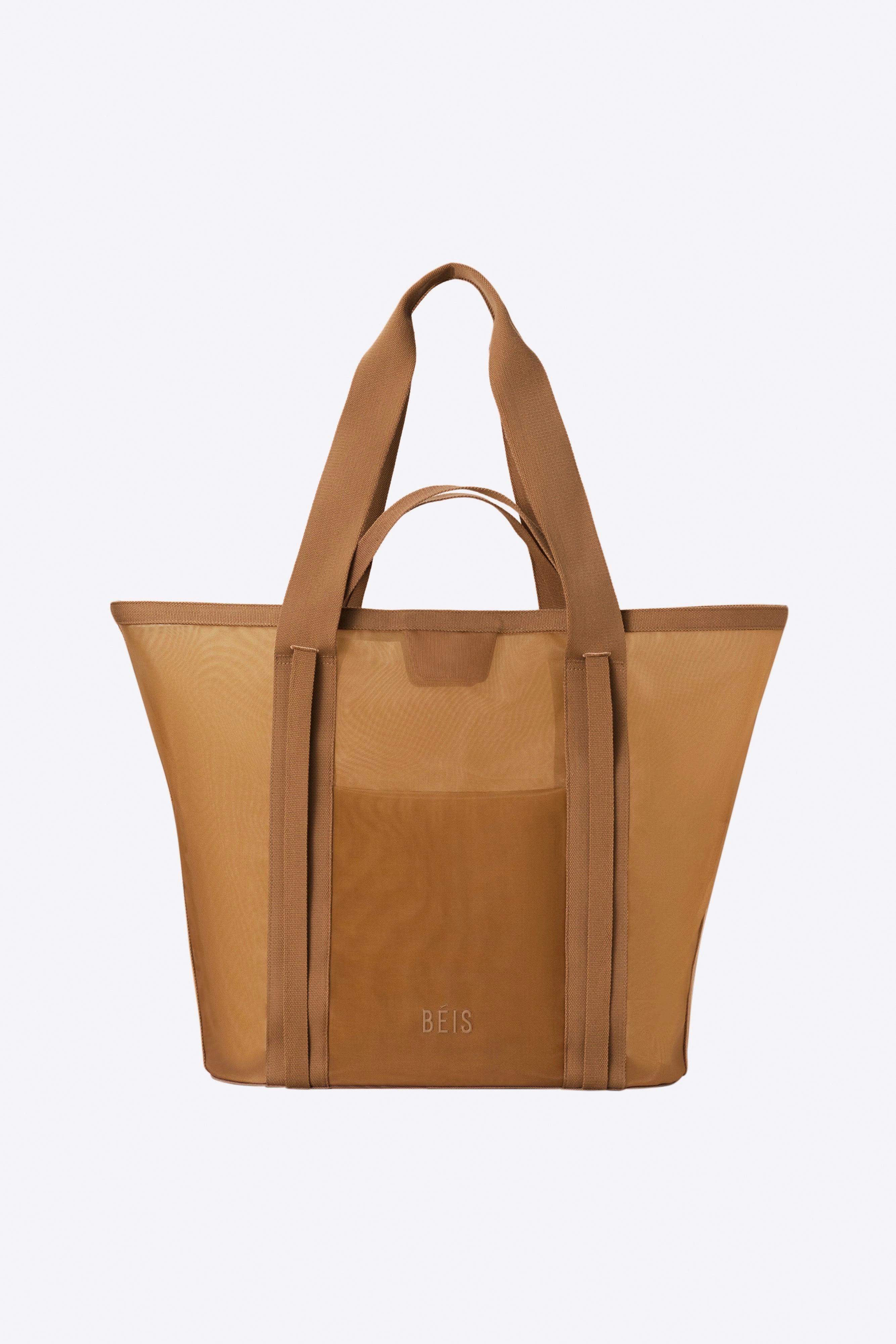 Special Steal Event The Mesh Beach Tote In Camel