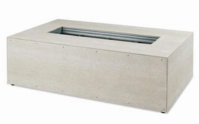 The Outdoor GreatRoom Company 48 Inch Linear Ready To Finish Fire Pit Table Kit RTF48L-Kportable outdoor fire pit with lid