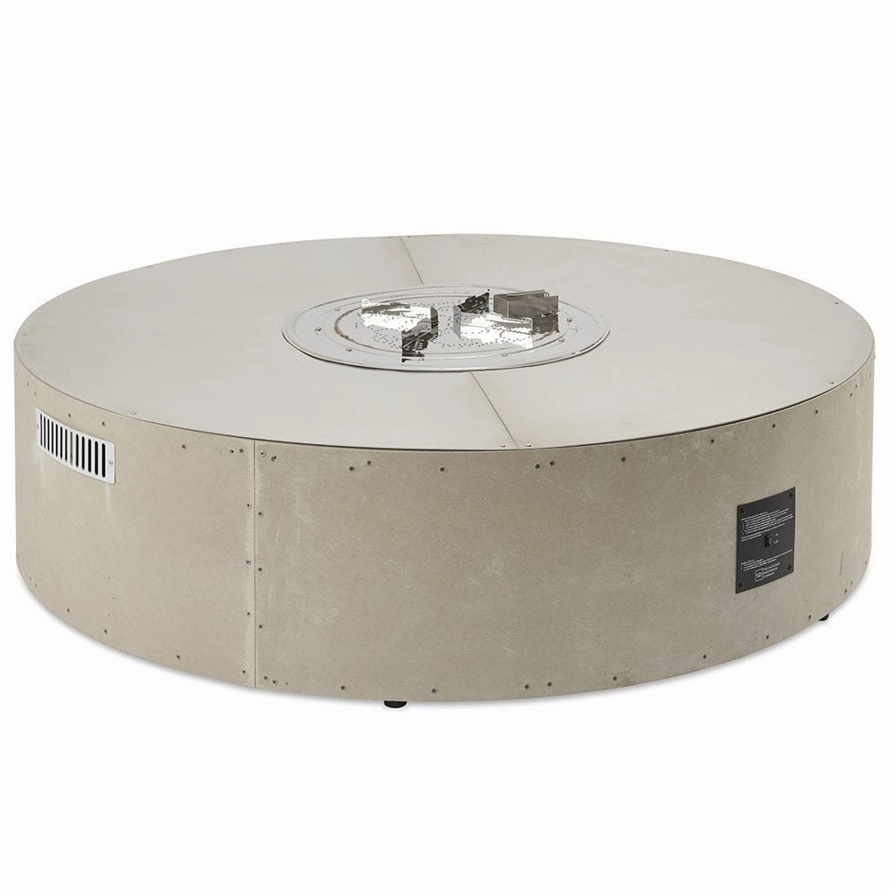 The Outdoor GreatRoom Company 48 Inch Round Ready-to-Finish Fire Pit Table Kit RTF48CDNG-K