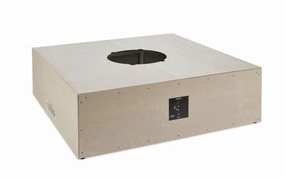 The Outdoor GreatRoom Company 48 Inch Square Ready-to-Finish Gas Fire Pit Table Kits RTF48SDNG-Kportable outdoor fire pit with lid