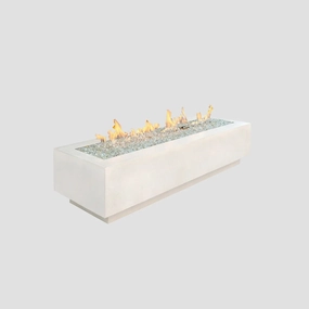 The Outdoor GreatRoom Company Cove 54-Inch Linear Gas Fire Pit Tableoutdoor fire table set with chairs