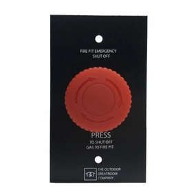 The Outdoor Greatroom Company Emergency Stop Button with Contol Panel CFP-ESO-CPFireproof mat for under fire pit