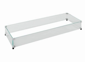 The Outdoor Greatroom Company Glass Wind Guard for Wave Burner GG-WVFireproof mat for under fire pit