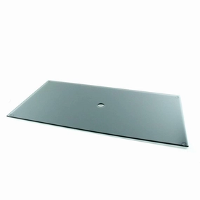 The Outdoor Greatroom Company Rectangular Gray Glass Burner Cover 1224-Grey-Glass-CoverFireproof mat for under fire pit