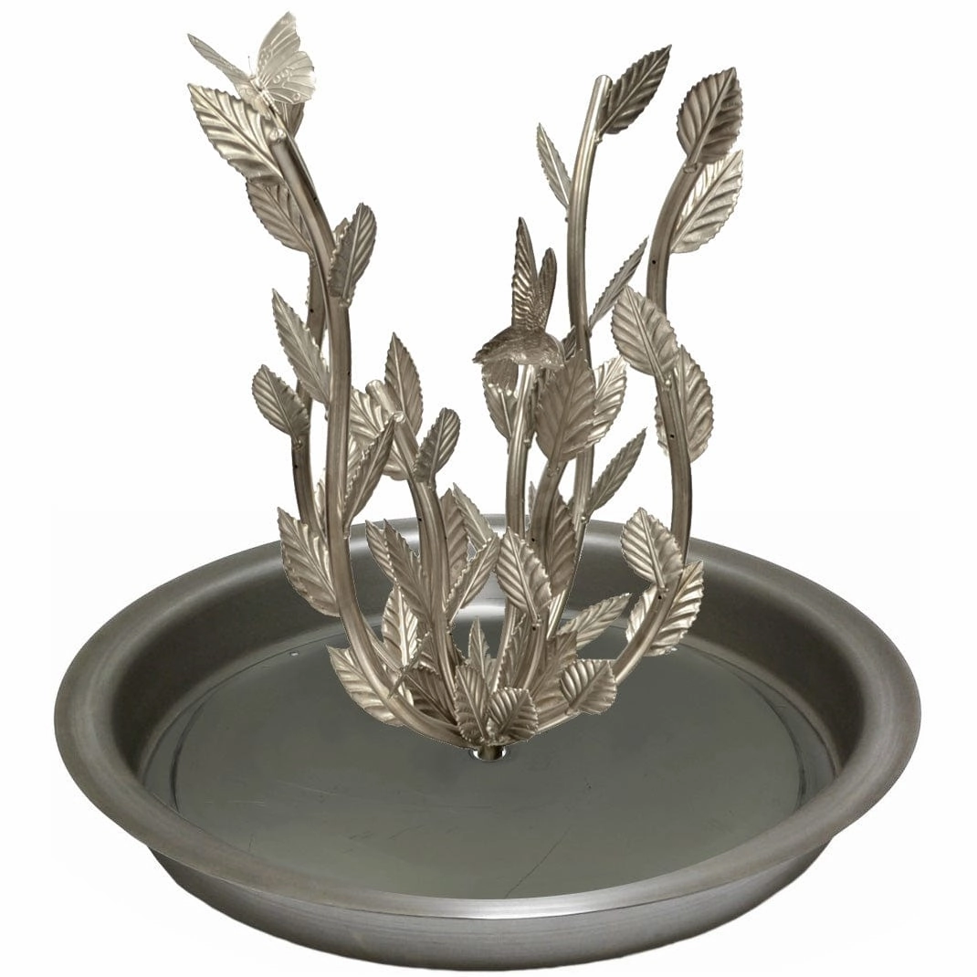 The Outdoor Plus 24x24 inch Stainless Steel Ornament Gas Fire Tree Burner OPT-3000