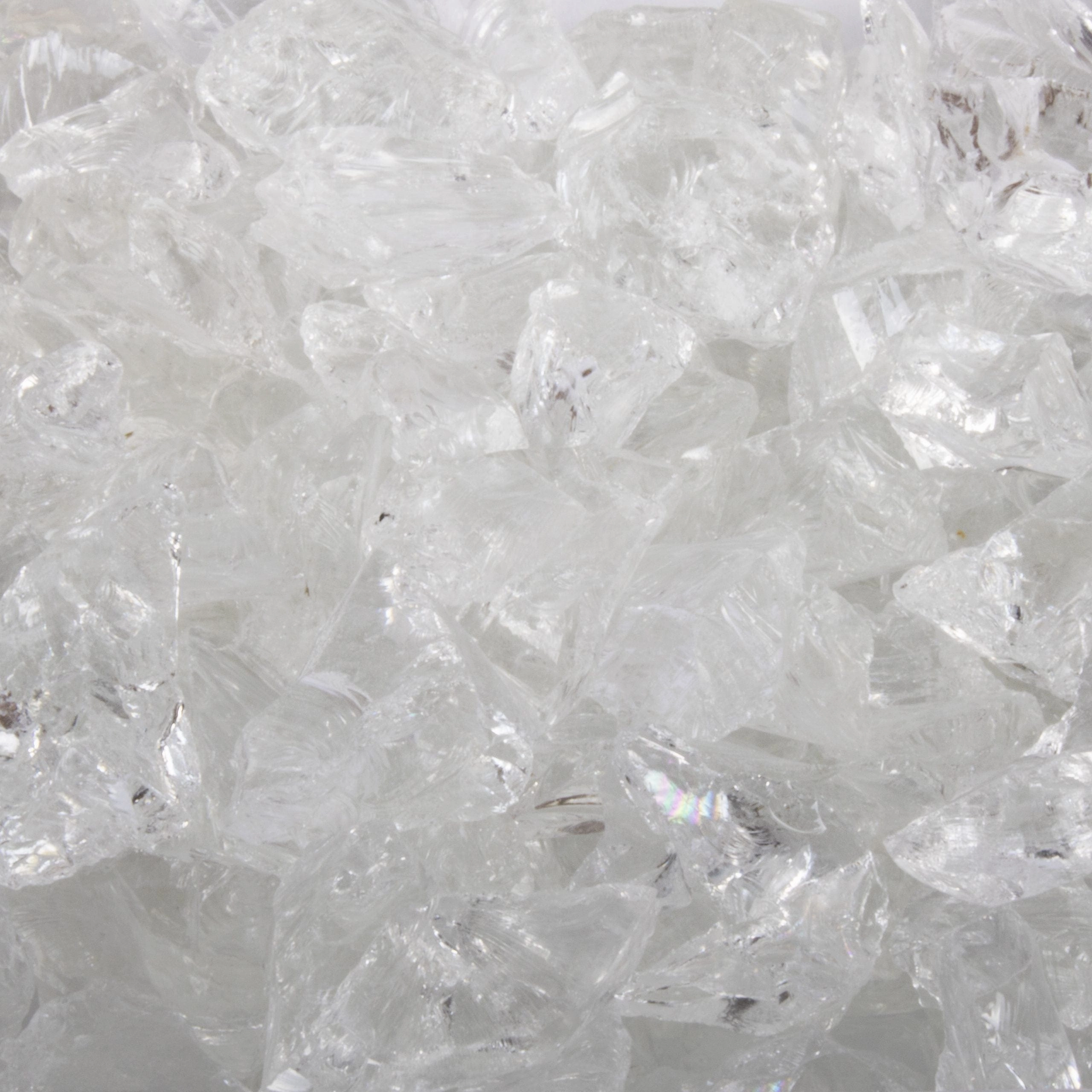 The Outdoor Plus 25 Pound Standard Clear Fire Glass OPT-703Fireproof mat for under fire pit