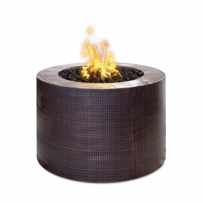 The Outdoor Plus 30-Inch Beverly Gas Fire Pit Flame Sense with Spark Ignition OPT-30RRFSENportable outdoor fire pit with lid