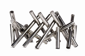 The Outdoor Plus 30x10 inch Stainless Steel Ornament Polished Logs OPT-CS3010Fireproof mat for under fire pit