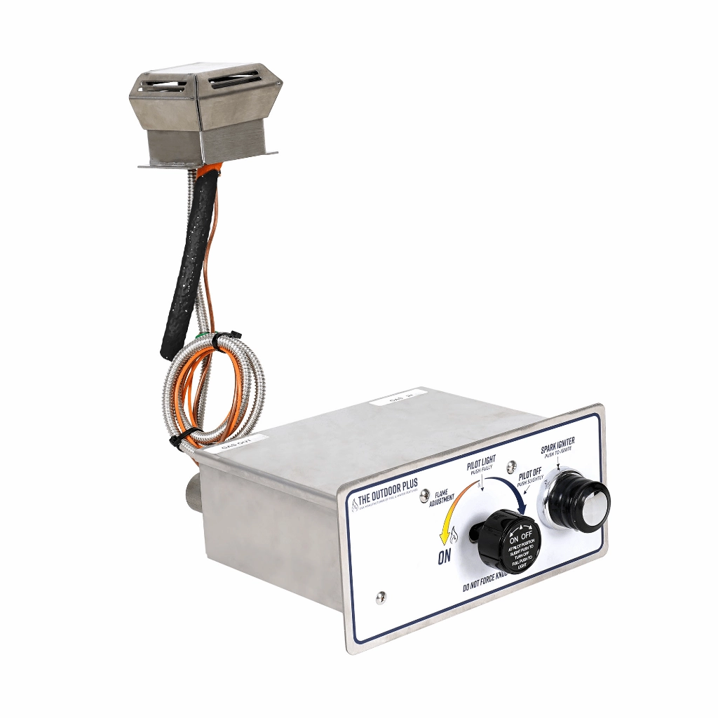 The Outdoor Plus 31" Round Drop-in Pan With Brass Triple 'S' Bullet Burner OPT-BP31RD