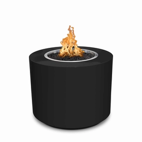 The Outdoor Plus 36-Inch Beverly Gas Fire Pit Powder Coat Steel Flame Sense with Spark Ignition OPT-36PCBFSENportable outdoor fire pit with lid
