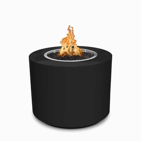 The Outdoor Plus 36-Inch Beverly Gas Fire Pit Powder Coat Steel Match Lit with Flame Sense Ignition OPT-36PCBFSMLportable outdoor fire pit with lid
