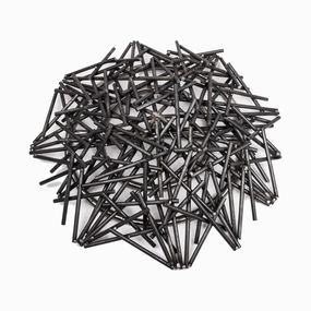 The Outdoor Plus 36x18 inch Bird's Nest Mild Steel Ornament OPT-36BNSFireproof mat for under fire pit