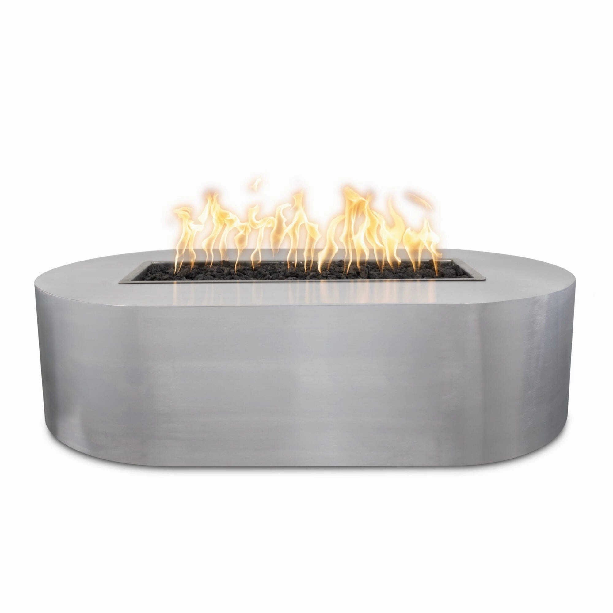 The Outdoor Plus 48-Inch Bispo Gas Fire Pit Flame Sense with Spark Ignition OPT-BSP48FSEN