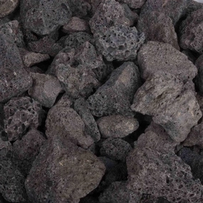 The Outdoor Plus 50 Pound Polished Lava OPT-PL-50Fireproof mat for under fire pit