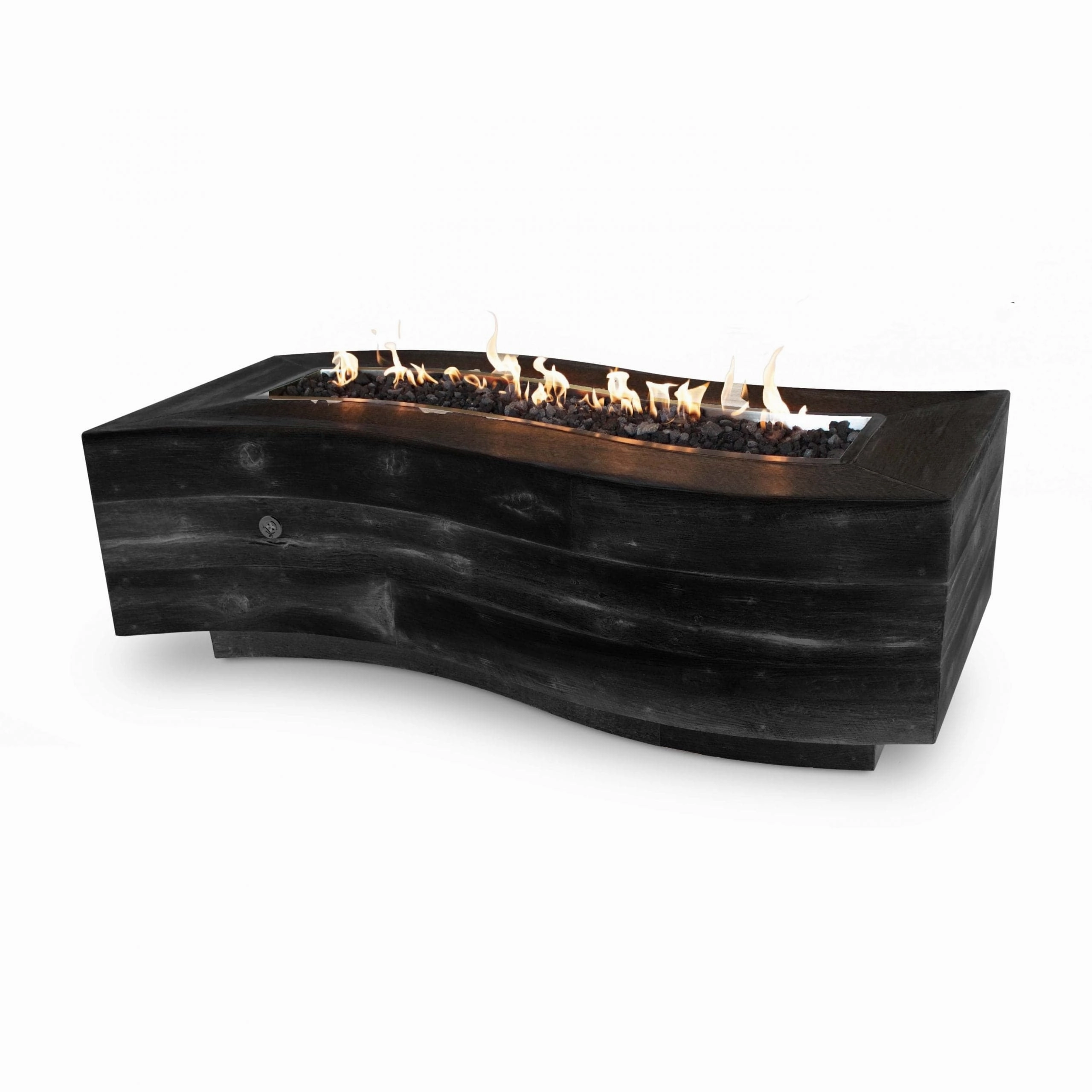 The Outdoor Plus 60-Inch Big Sur Gas Fire Pit Flame Sense with Spark Ignition OPT-BGSR60FSENportable outdoor fire pit with lid