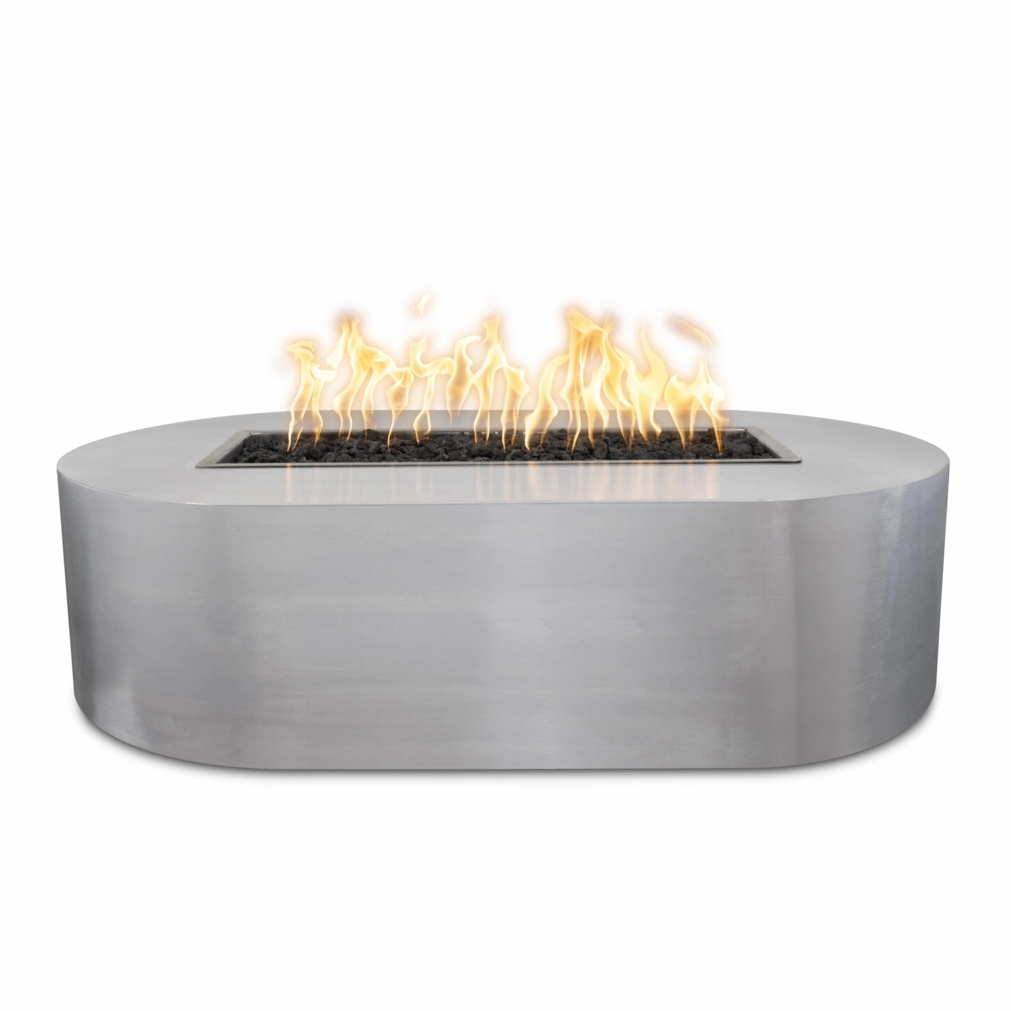 The Outdoor Plus 60-Inch Bispo Gas Fire Pit Match Lit with Flame Sense Ignition OPT-BSP60FSML