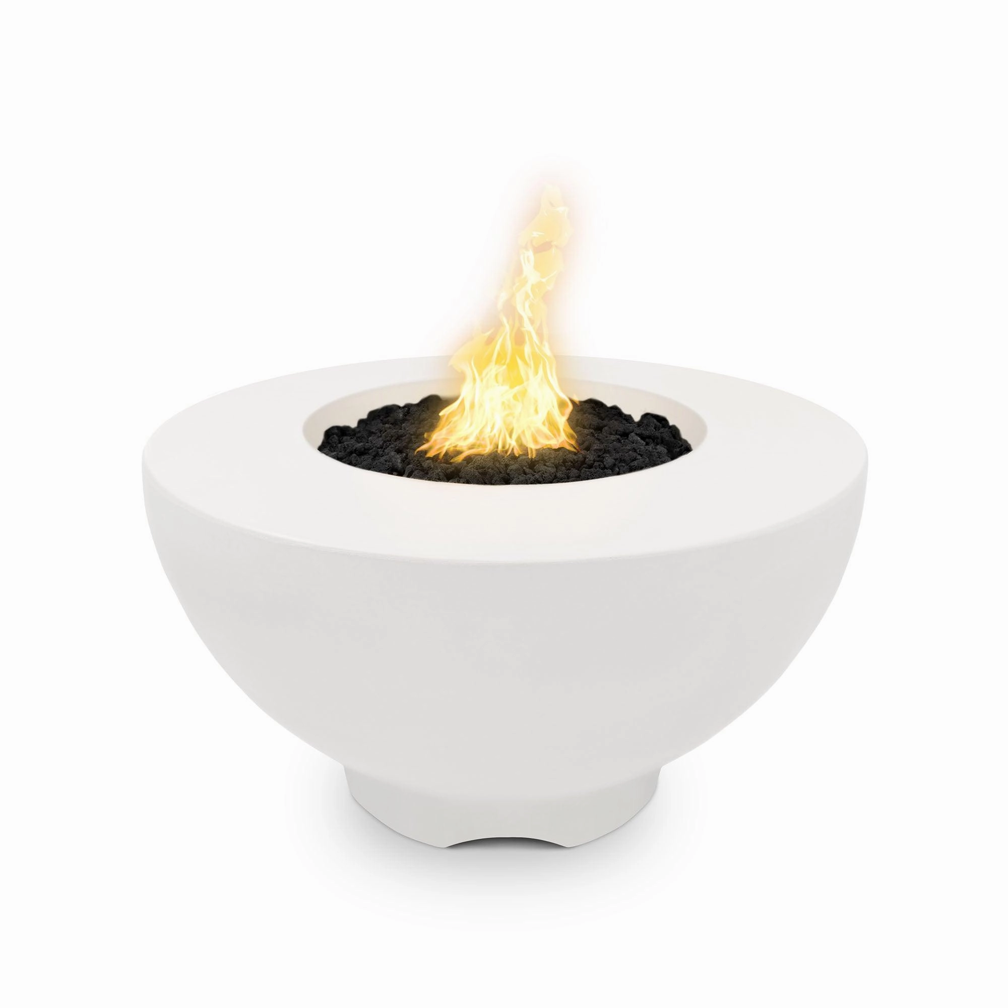 The Outdoor Plus - Sienna 37" Round Concrete Fire Pit Table OPT-RF37