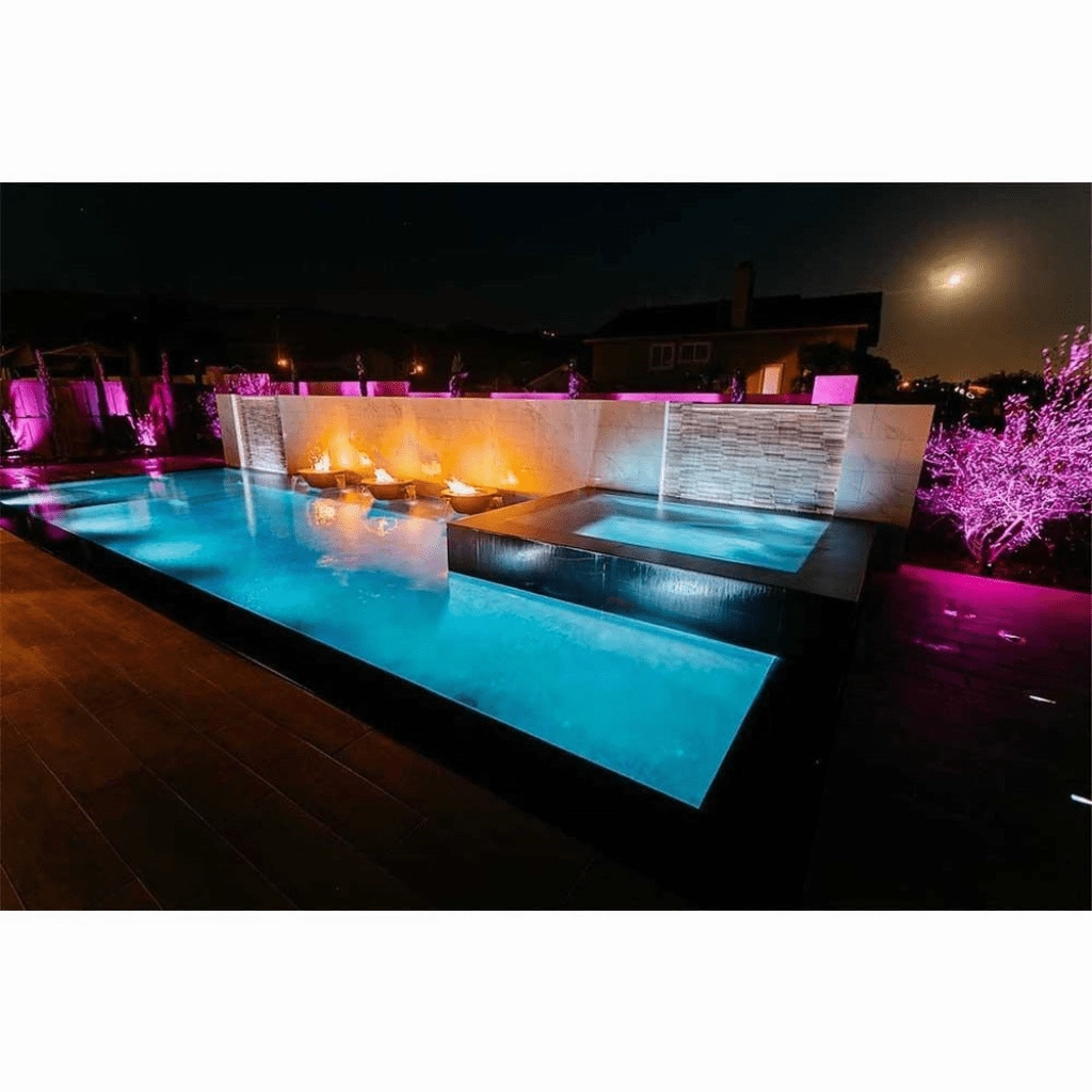 The Outdoor Plus Cazo 30" Hammered Copper 4 Way Spill Round Match Lit Fire & Water Bowl OPT-4W30