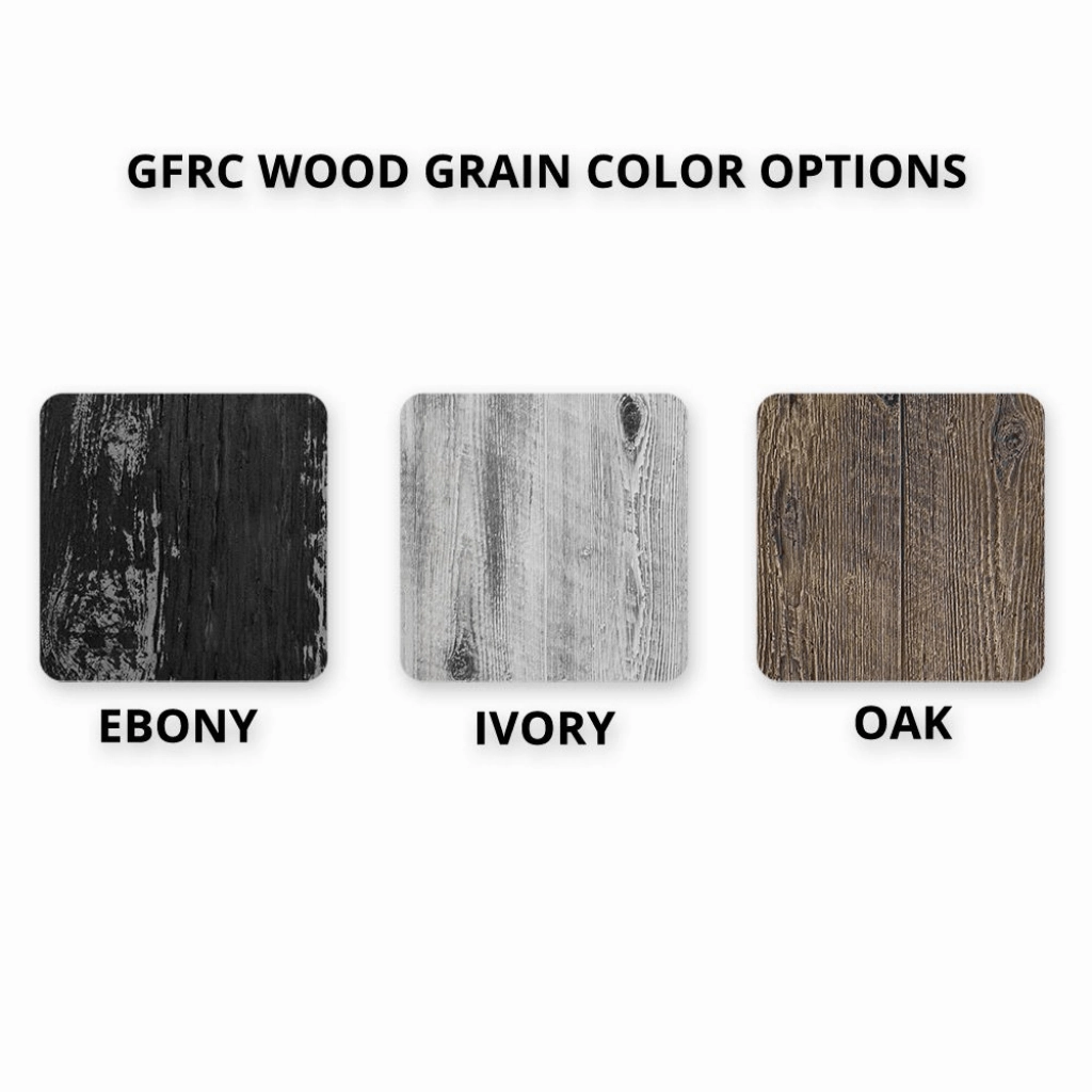 The Outdoor Plus Coronado 48" GFRC Wood Grain Match Lit with Flame Sense Concrete Rectangle Gas Fire Pit OPT-COR48FSML