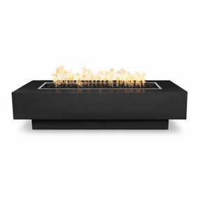 The Outdoor Plus Coronado 72-Inch Gas Fire Pit Powder Coat Steel Low Voltage Electronic Ignition OPT-CORPC72E12Vportable outdoor fire pit with lid