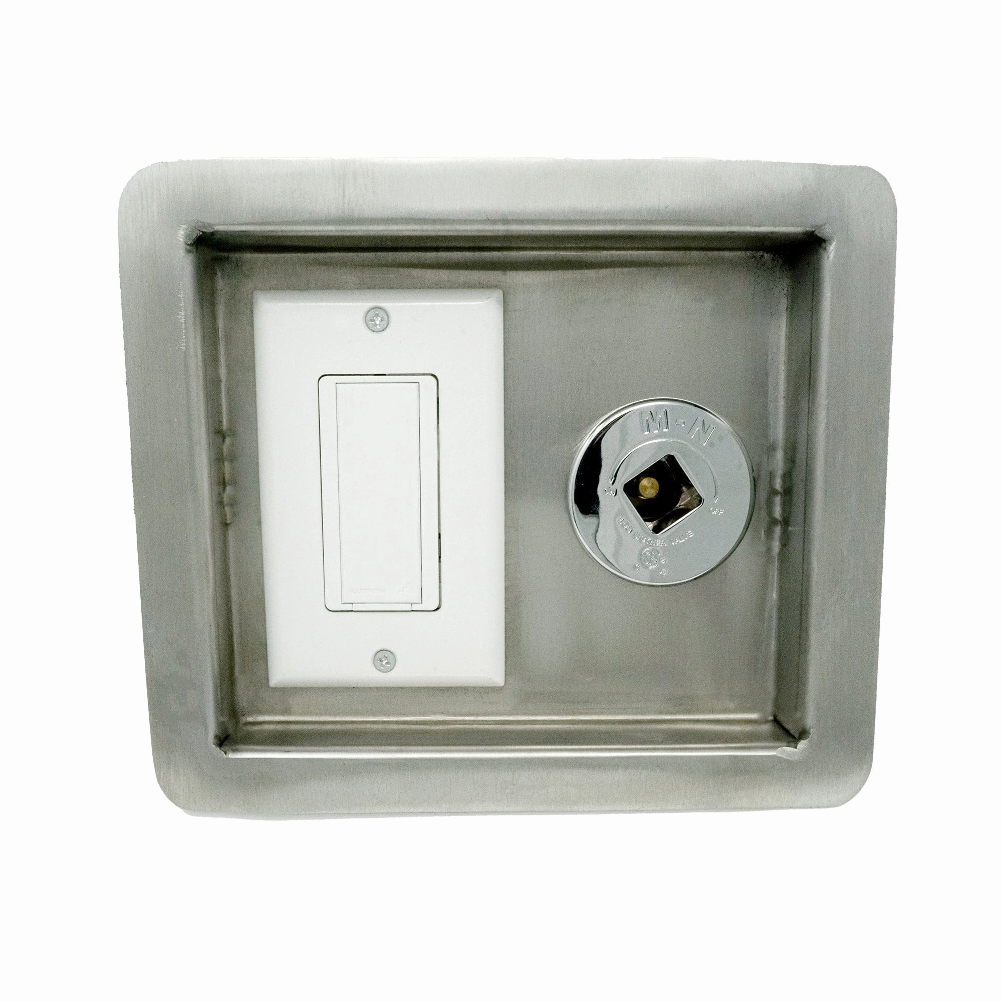 The Outdoor Plus Light Switch Accessory With Key Valve - Recessed Panel OPT-RC110VKVRPFireproof mat for under fire pit