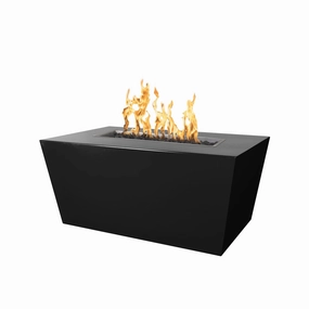 The Outdoor Plus Pismo 48-Inch Fire Pit Powder Coat Steel Match Light OPT-R4824PCRportable outdoor fire pit with lid