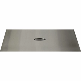 The Outdoor Plus Rectangular 14 x 104-inch Stainless Steel Fire Pit Cover OPT-RC14104Fireproof mat for under fire pit
