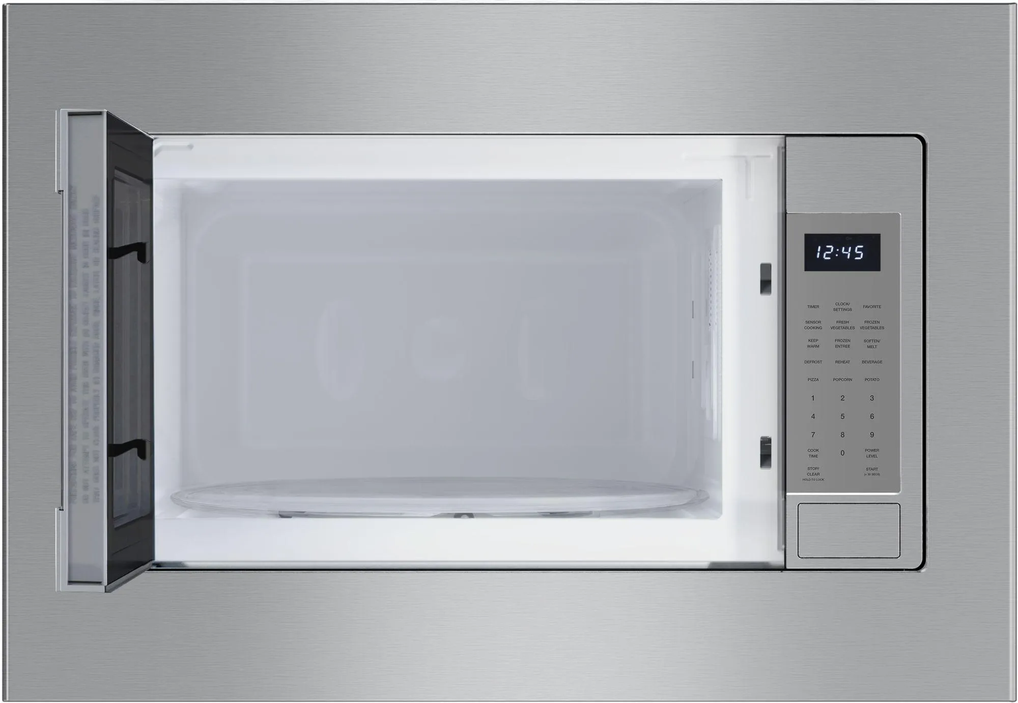 Thermador MBCS Built-In Microwave 24'' Left Side Opening Door, Stainless Steel