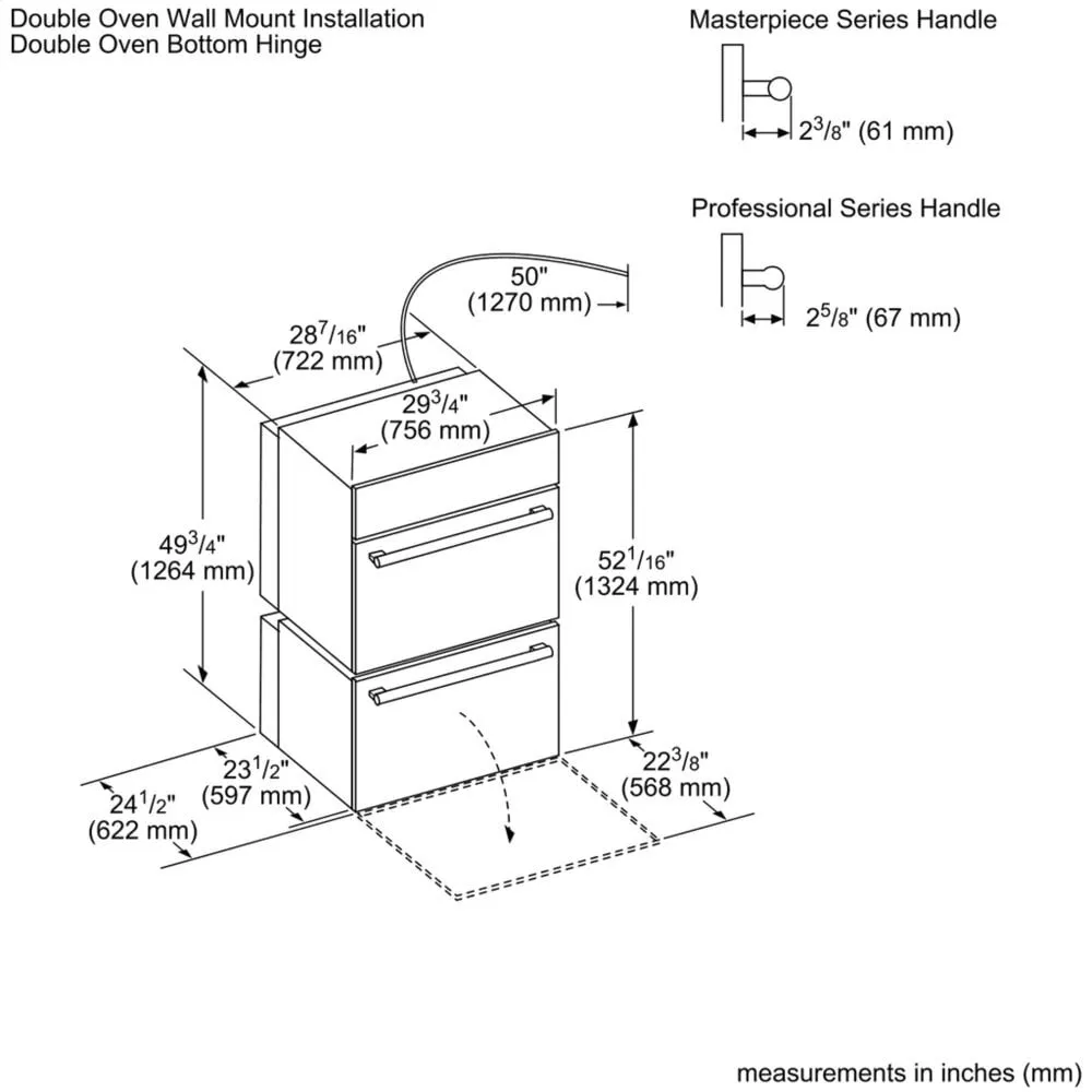 Thermador ME302WS 30-Inch Masterpiece? Double Wall Oven