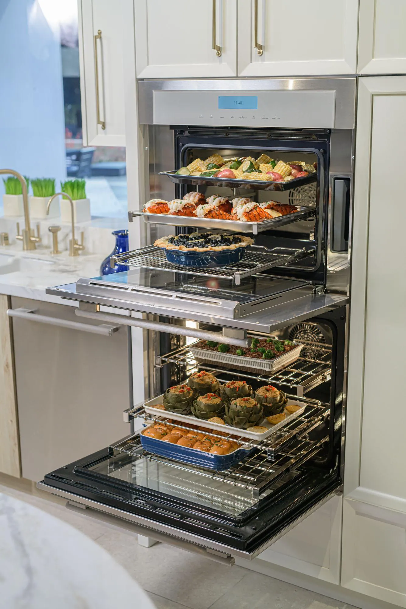 Thermador MEDS302BS Double Steam Wall Oven 30''