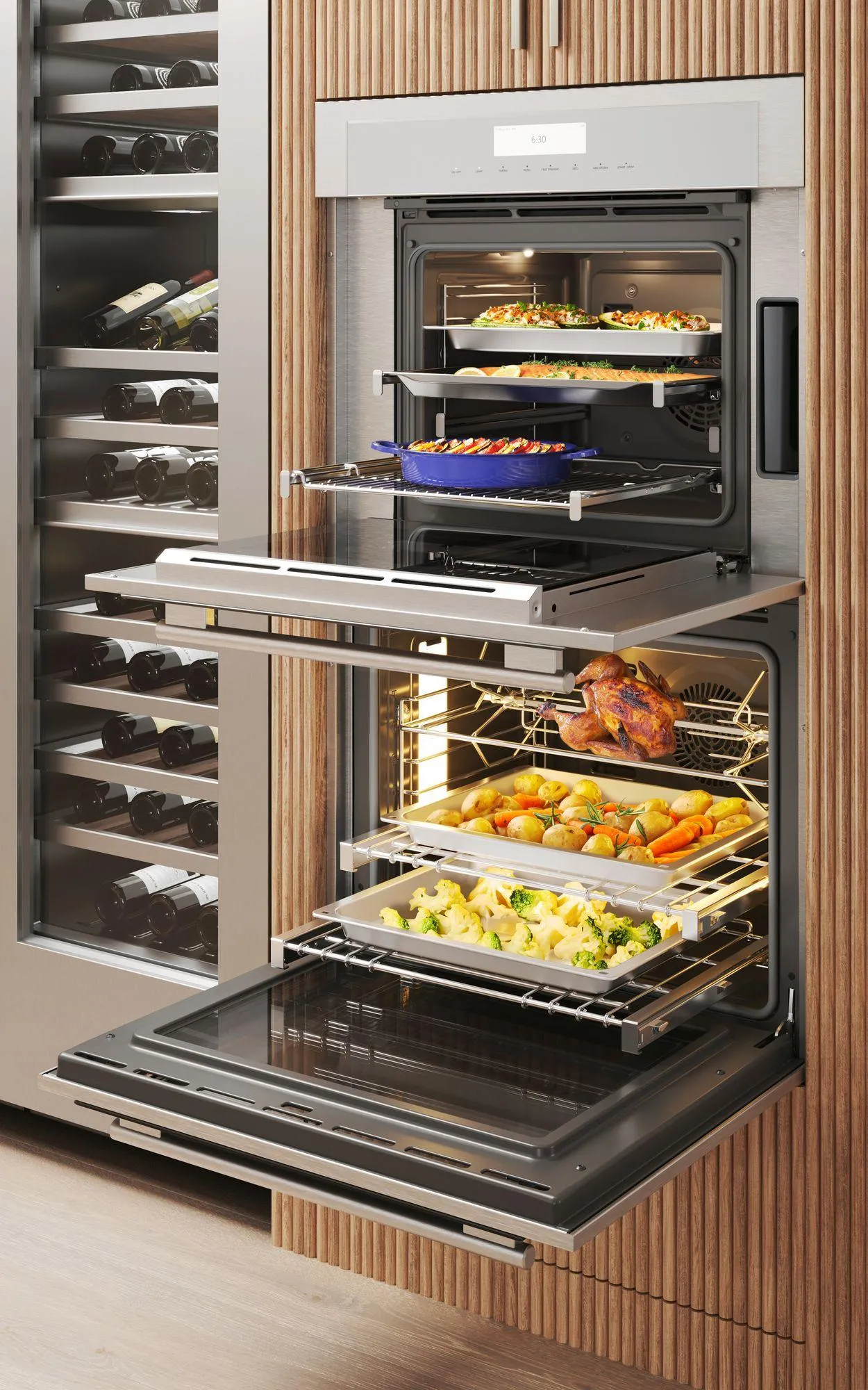 Thermador MEDS302BS Double Steam Wall Oven 30''